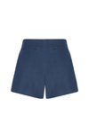 Blue Linen Shorts