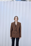 Brown Wool Vest 