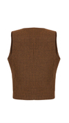 Brown Wool Vest 