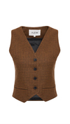 Brown Wool Vest 