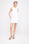 Halter Neck Mini Linen Dress