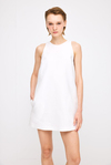 Halter Neck Mini Linen Dress