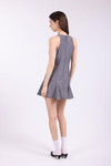 Halter Neck Silk-Cotton Dress