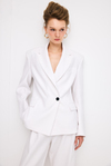 Linen Double Breasted Blazer