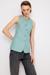 Linen Long Vest