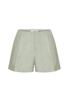 Linen Shorts Sage