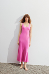 Pink Midi Dress
