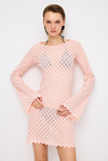 Pink Mini Beach Dress