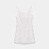 Square Neck White Dress