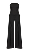 Strapless Corset Black Jumpsuit