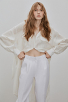 White Linen Shirt Dress