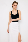White Midi Skirt