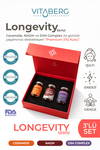 Vitaberg Longevity 3'lü Takviye Seti - NADH, Ceramide ve DIM Complex