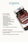 NADH Antioksidan+ | PQQ, Koenzim Q10, Resveratrol, Kolajen Tip II