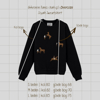 Güvenin Dansı Nakışlı Oversize Bisiklet Yaka Siyah Sweatshirt