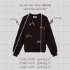 Güvenin Dansı Nakışlı Oversize Bisiklet Yaka Kahverengi Sweatshirt