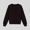 Kovboy nakışlı oversize kahverengi Sweatshirt-01