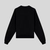 Zafer Koşusu Nakışlı Bisiklet Yaka Reylan Kol Siyah Sweatshirt