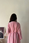 Alisa İnci Detaylı Elbise Pembe