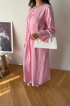 Alisa İnci Detaylı Elbise Pembe