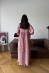 Alize Model Desenli Elbise Pembe