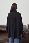 Asel Oversize Gömlek Siyah