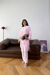 Kimono Pantolon Takım Pembe