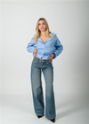 Denim Palazzo Pantolon