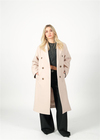 Zr Marka Model Bej Oversıze Kaban