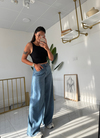 Beli Lastikli Tencel Jean