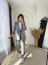 Boyfit Business Takım Gri