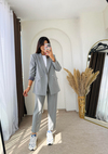 Boyfit Business Takım Gri