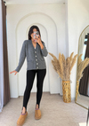Dilvin Oversize Yumoş Triko Antrasit