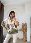 Geyikli Peluş Sweatshirt