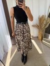Kemerli Leopar Elbise
