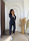 Lüks Jean Blazer Takım