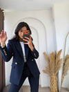 Lüks Jean Blazer Takım