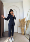 Lüks Jean Blazer Takım