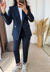 Lüks Jean Blazer Takım