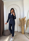Lüks Jean Blazer Takım