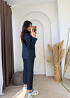 Lüks Jean Blazer Takım