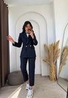 Lüks Jean Blazer Takım