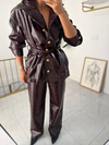Luxury Deri Takım Bordo