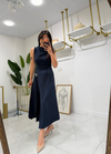 Mango Model Romantik Elbise Lacivert