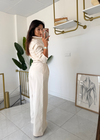 Marka Model Gabardin Takım Krem