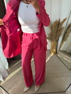 Modern Lyocell Takım Elbise Pembe