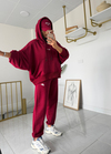 Nora Oversize Takım Bordo