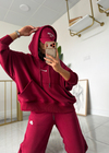 Nora Oversize Takım Bordo