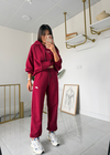 Nora Oversize Takım Bordo