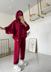 Nora Oversize Takım Bordo